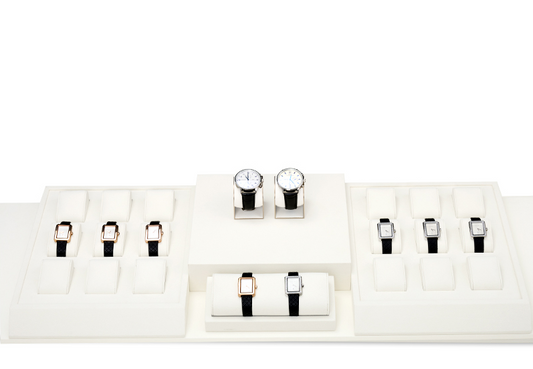 Beige New Watch Display Set TT221