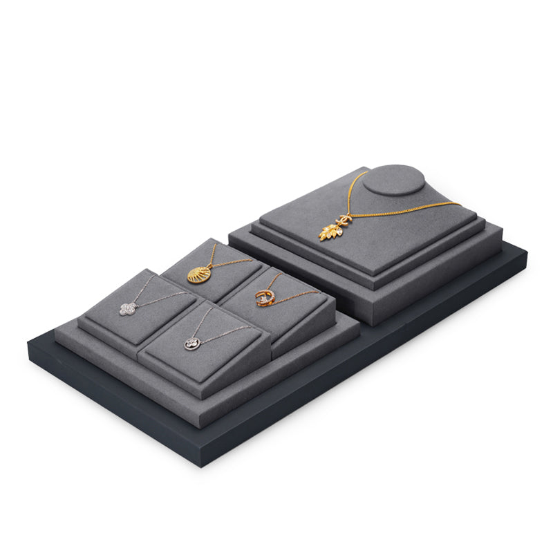 Dark Gray Multifunctional Jewelry Display Set TT051
