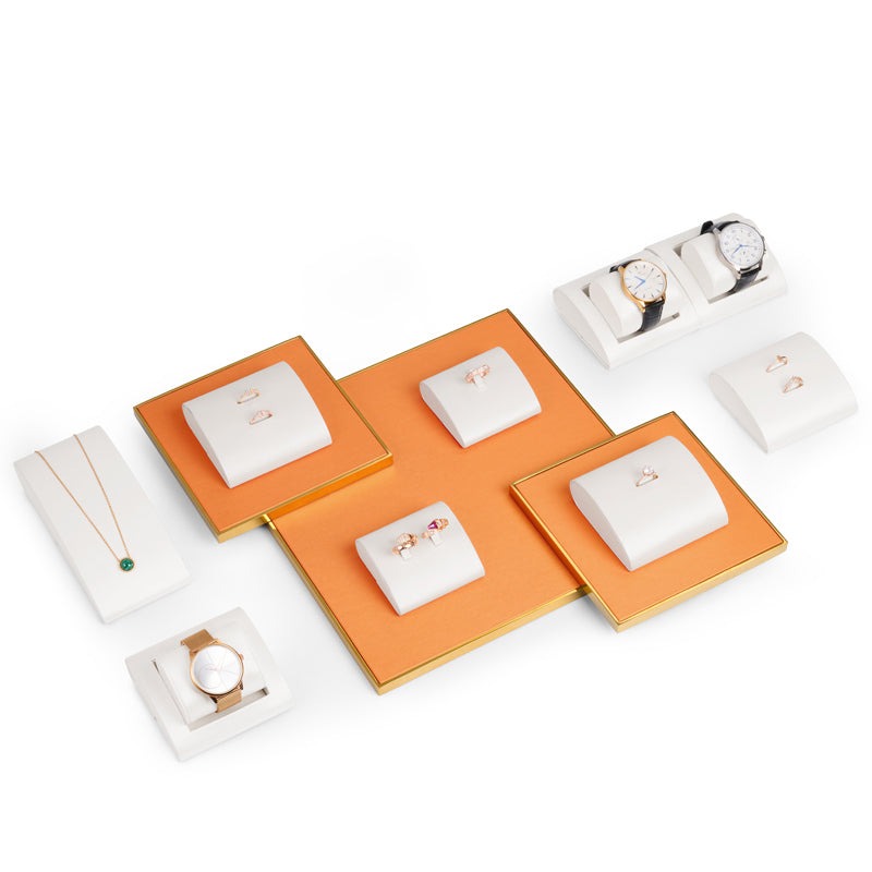 White Showcase Jewelry Display Set TT077